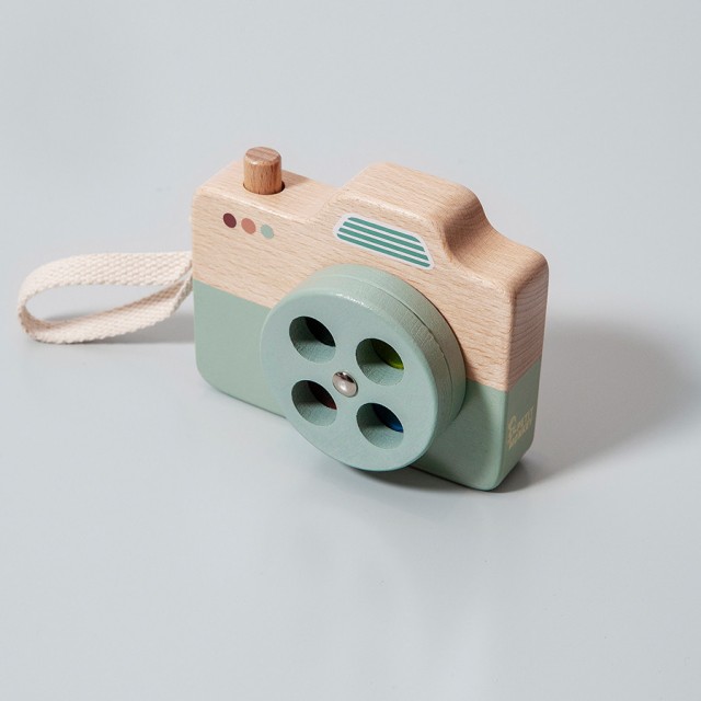 Petit Monkey - Ξύλινη φωτογραφική μηχανή Μπλέ